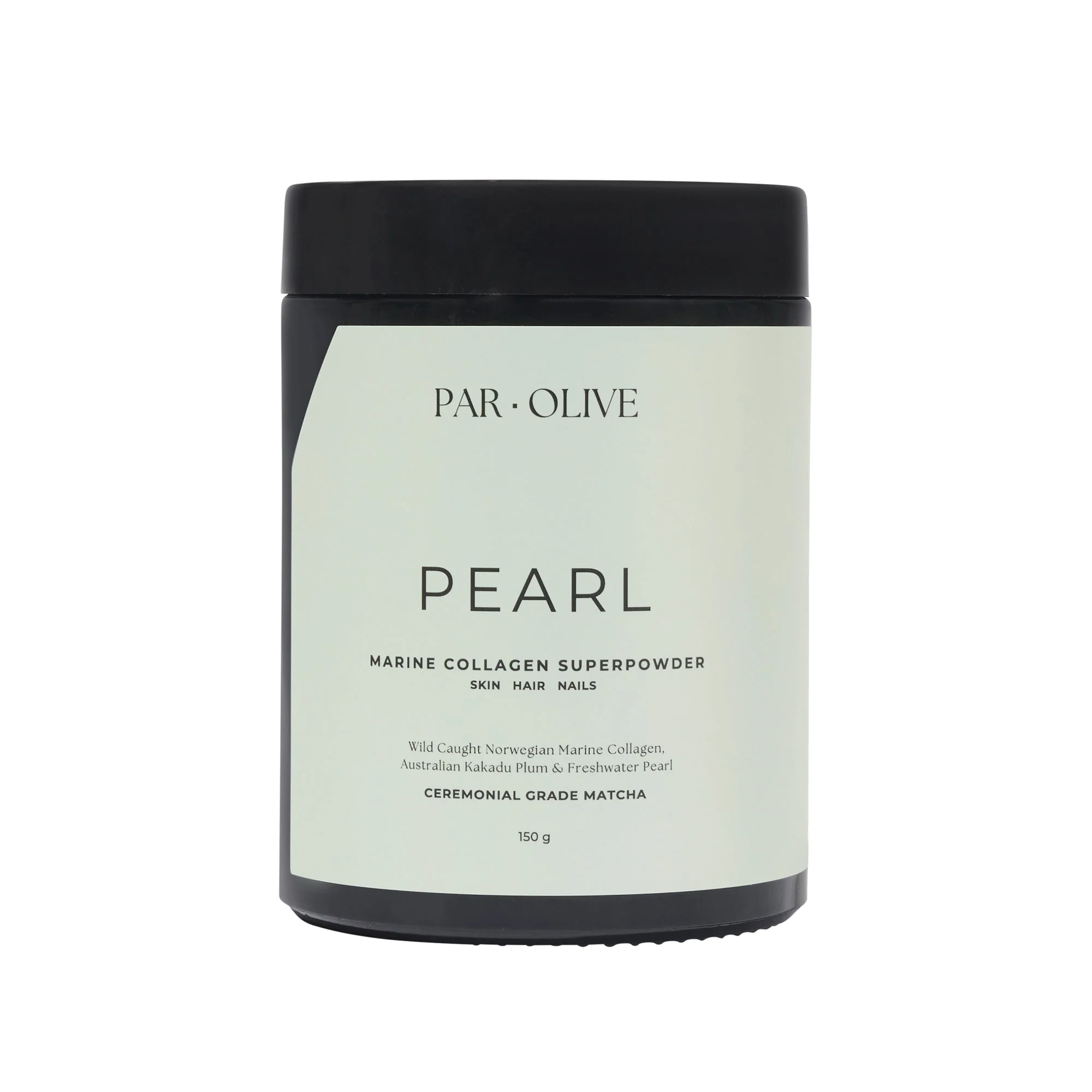 Par Olive PEARL Marine Collagen Superpowder - Japanese Matcha 150g
