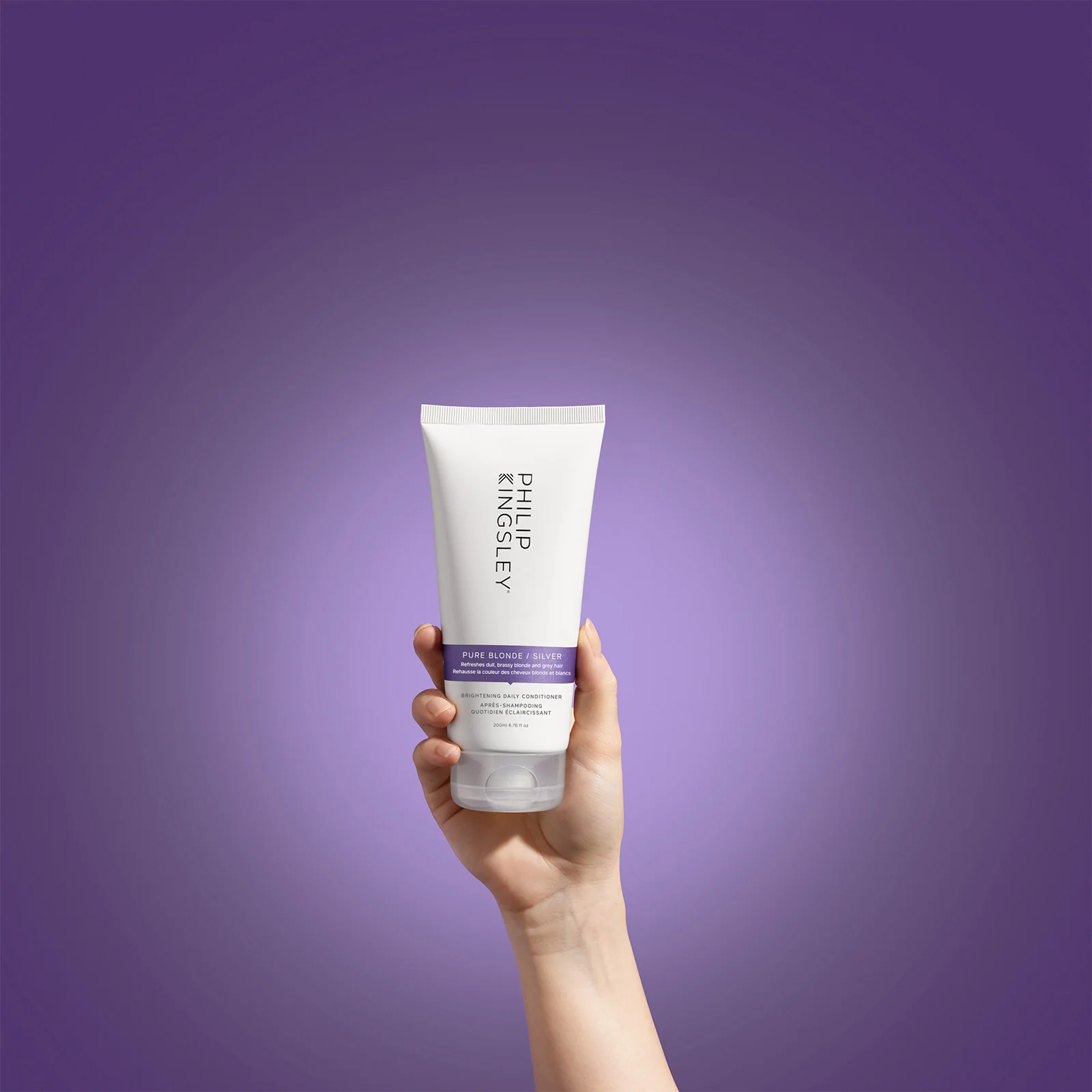 Philip Kingsley Pure Blonde/Silver Brightening Daily Conditioner 200ml - Image 2