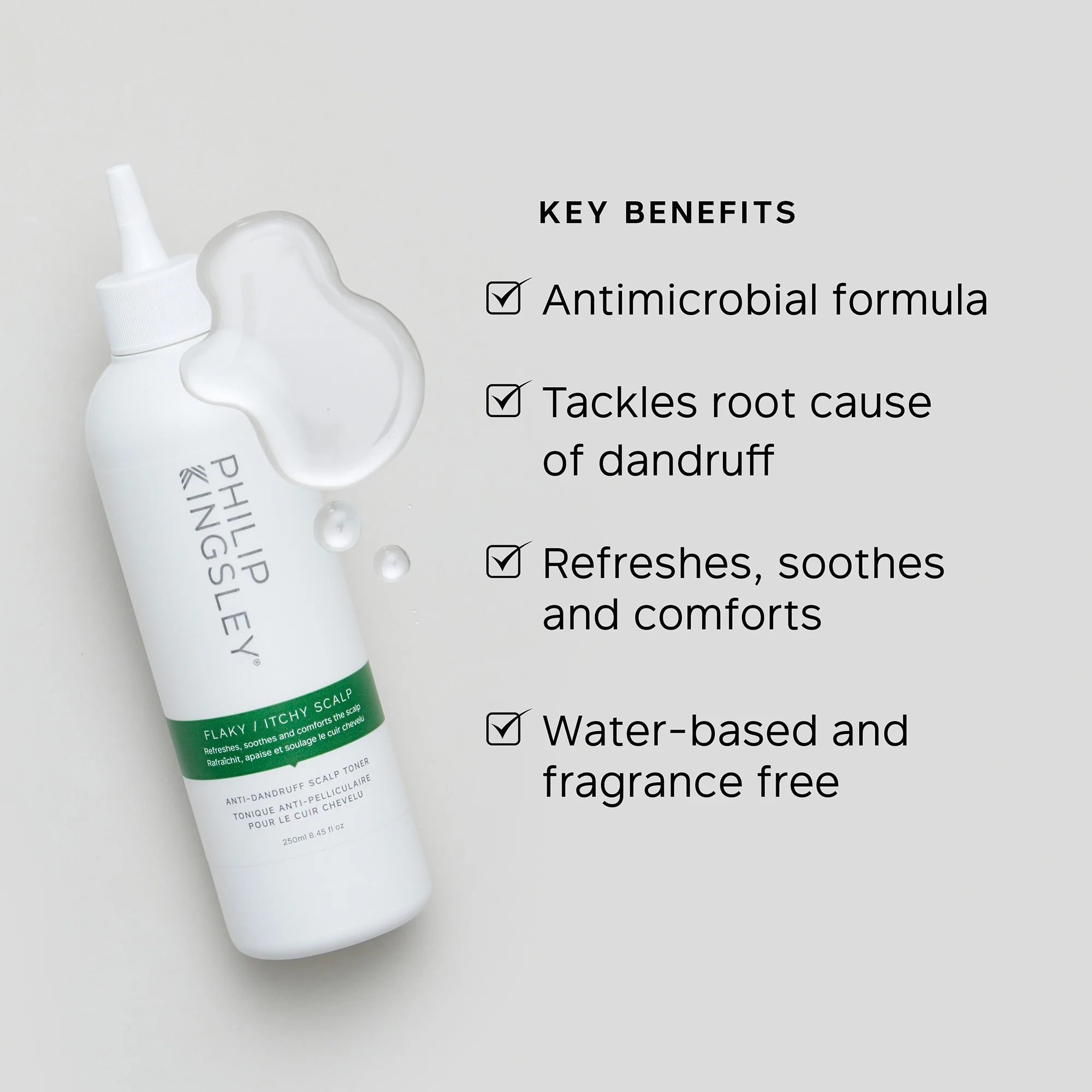 Philip KingsleyFlaky/Itchy Scalp Anti-Dandruff Scalp Toner 250ml - Image 3
