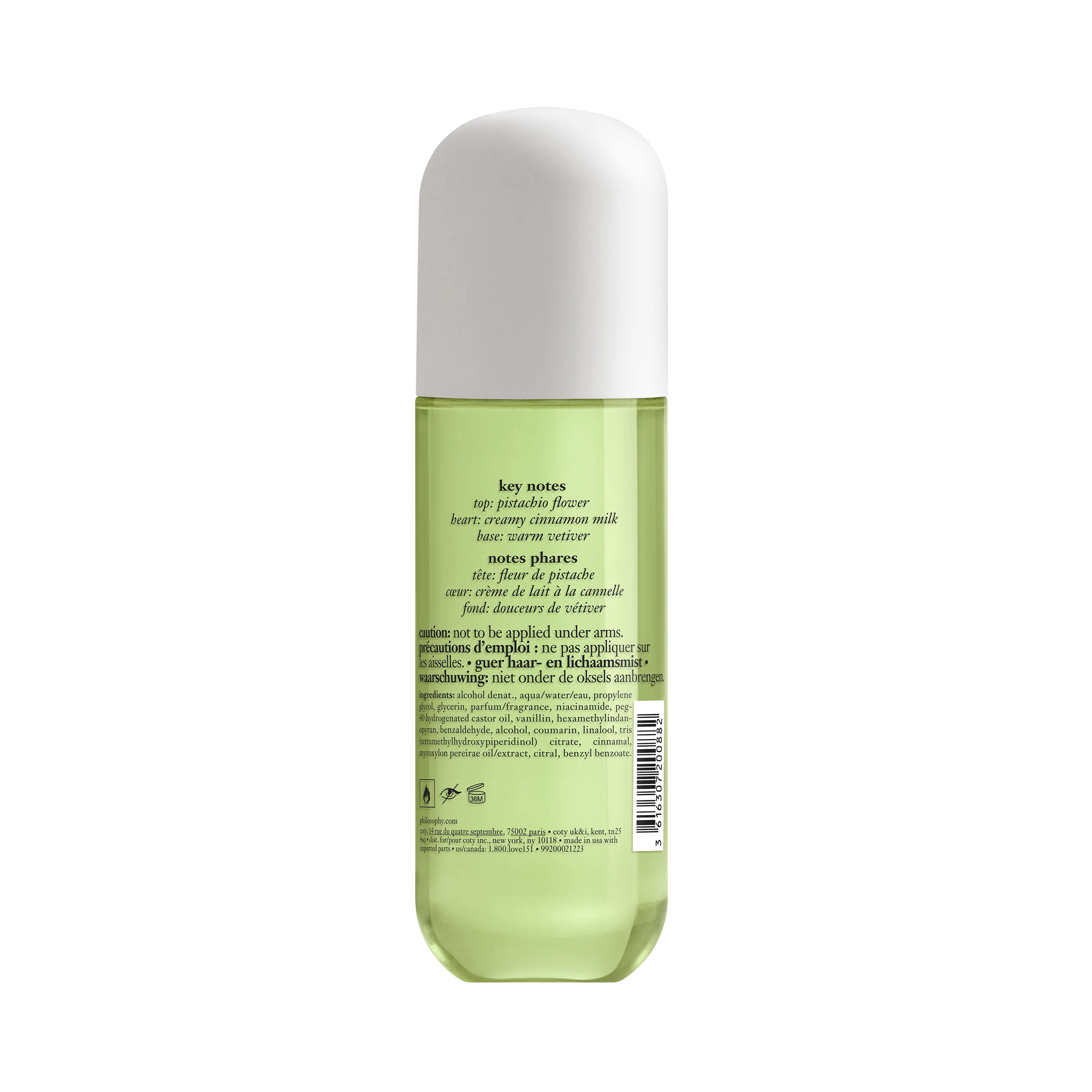 philosophy pistachio paradise body & hair fragrance mist 236ml - Image 2