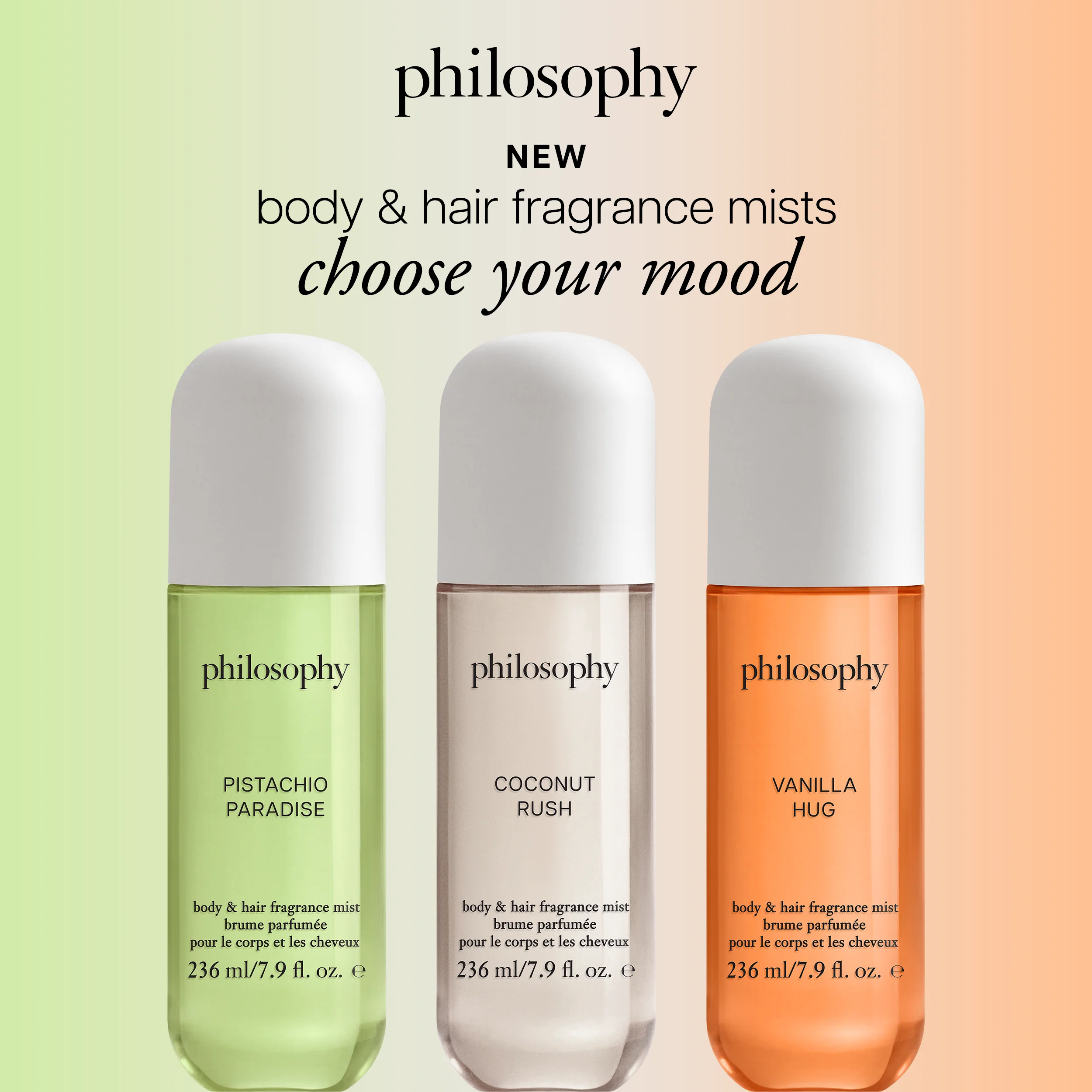 philosophy pistachio paradise body & hair fragrance mist 236ml - Image 8