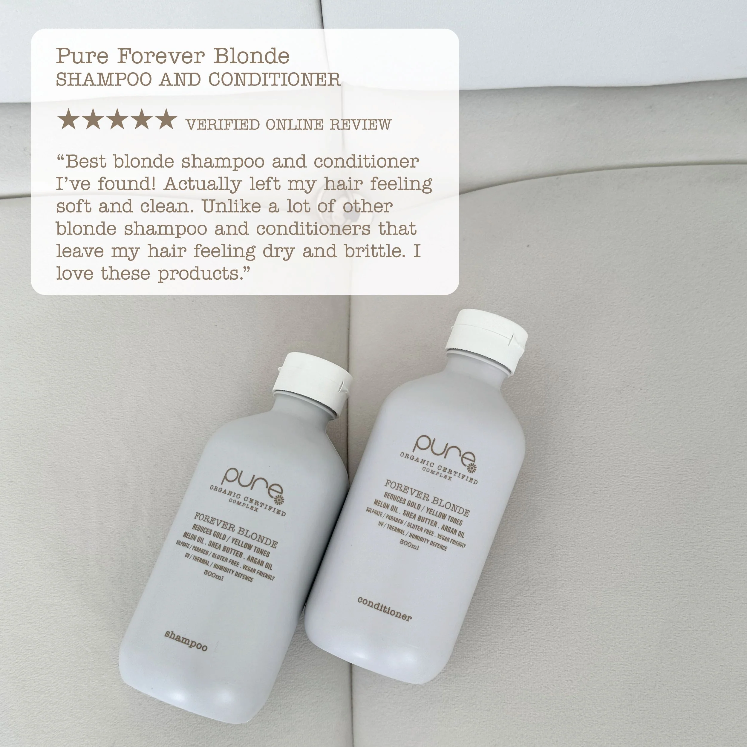 Pure Forever Blonde Conditioner 300ml - Image 2
