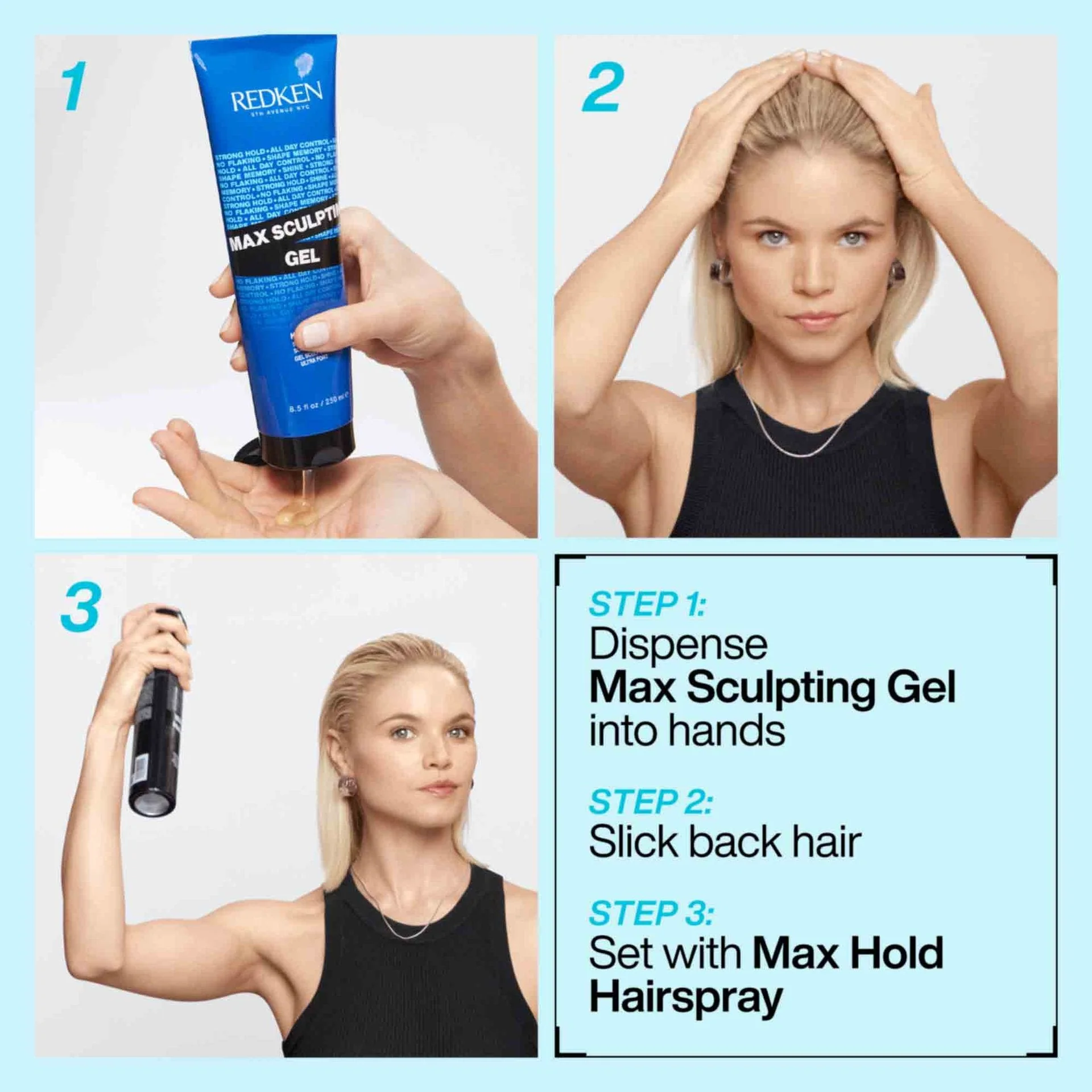 Redken Max Sculpt Gel 250ml - Image 4