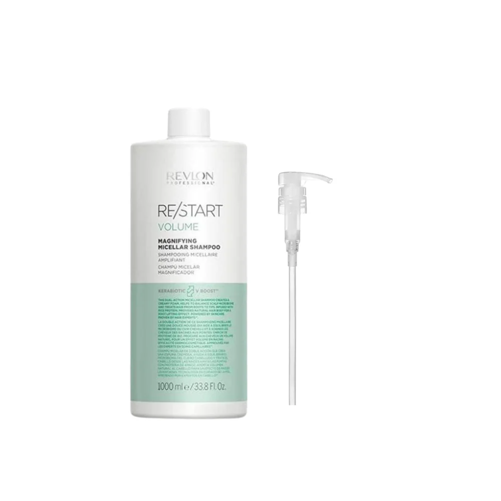 Revlon Professional RE/START Volume Magnifying Shampoo 1000ml and Pump
