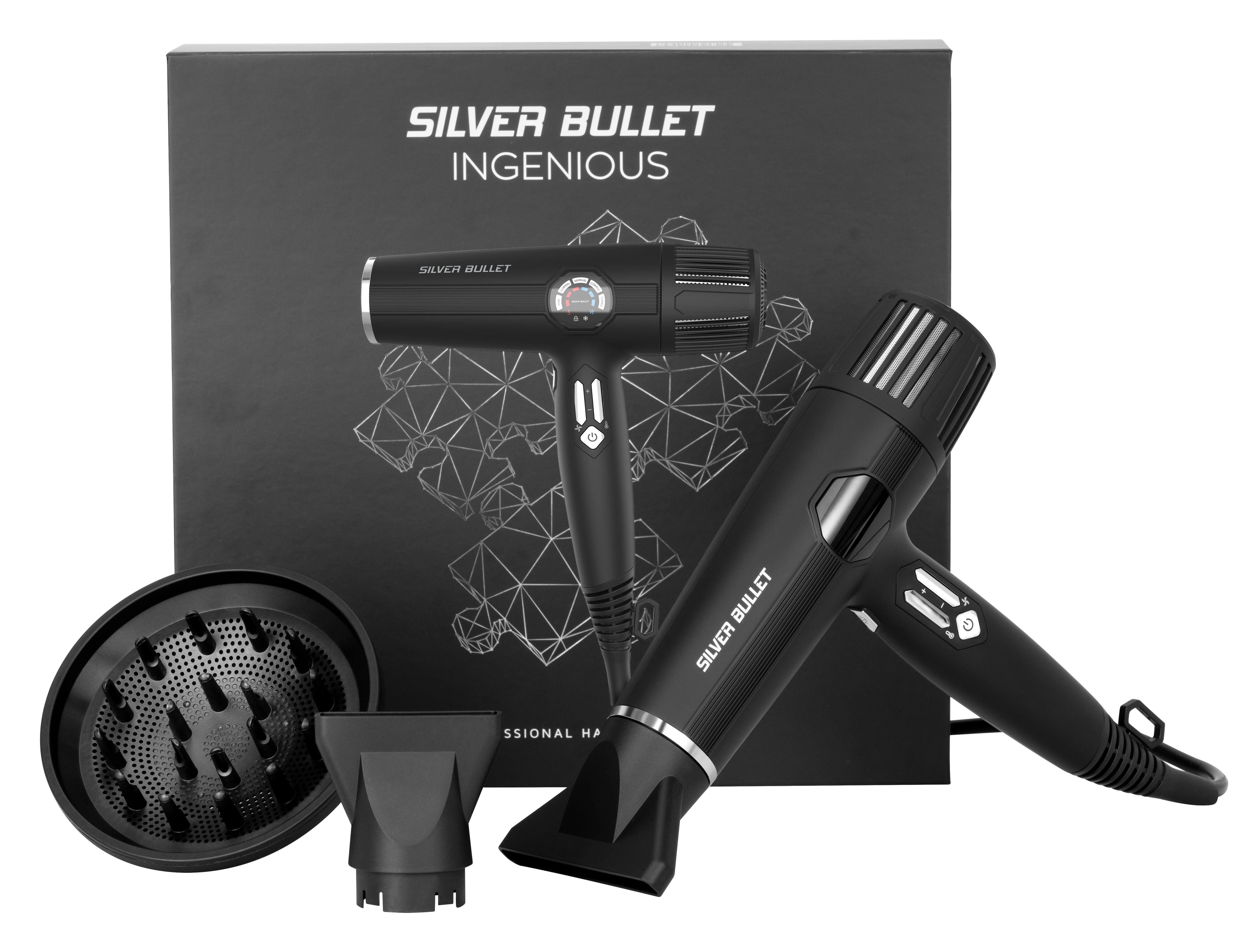 Silver Bullet Ingenious Hair Dryer - Black - Image 10