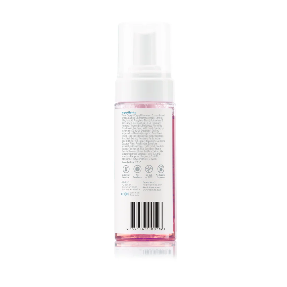 SkinB5 Acne Control Australian Botanical Cleansing Mousse 150ml - Image 3
