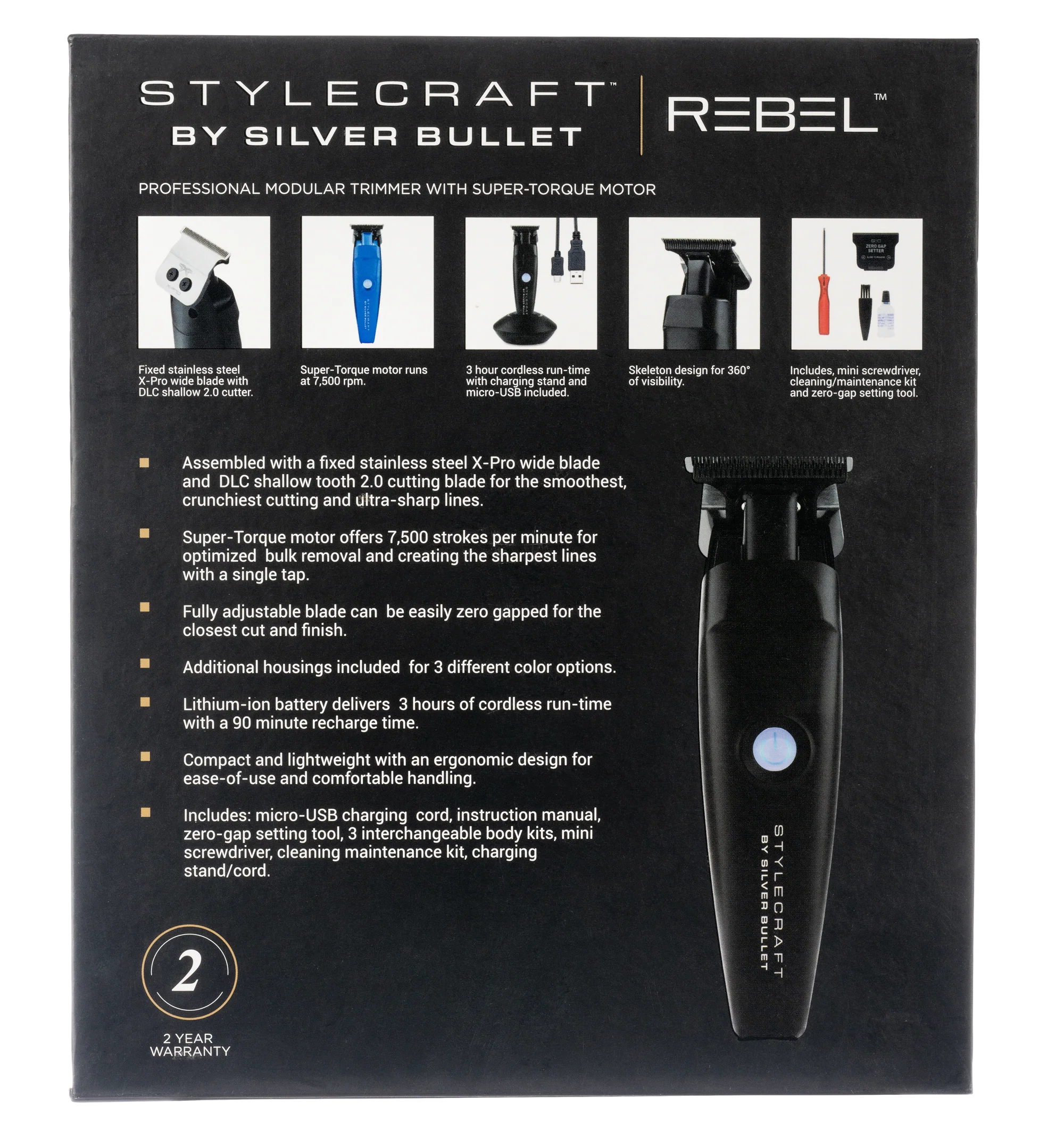 StyleCraft By Silver Bullet Rebel Trimmer - Image 6
