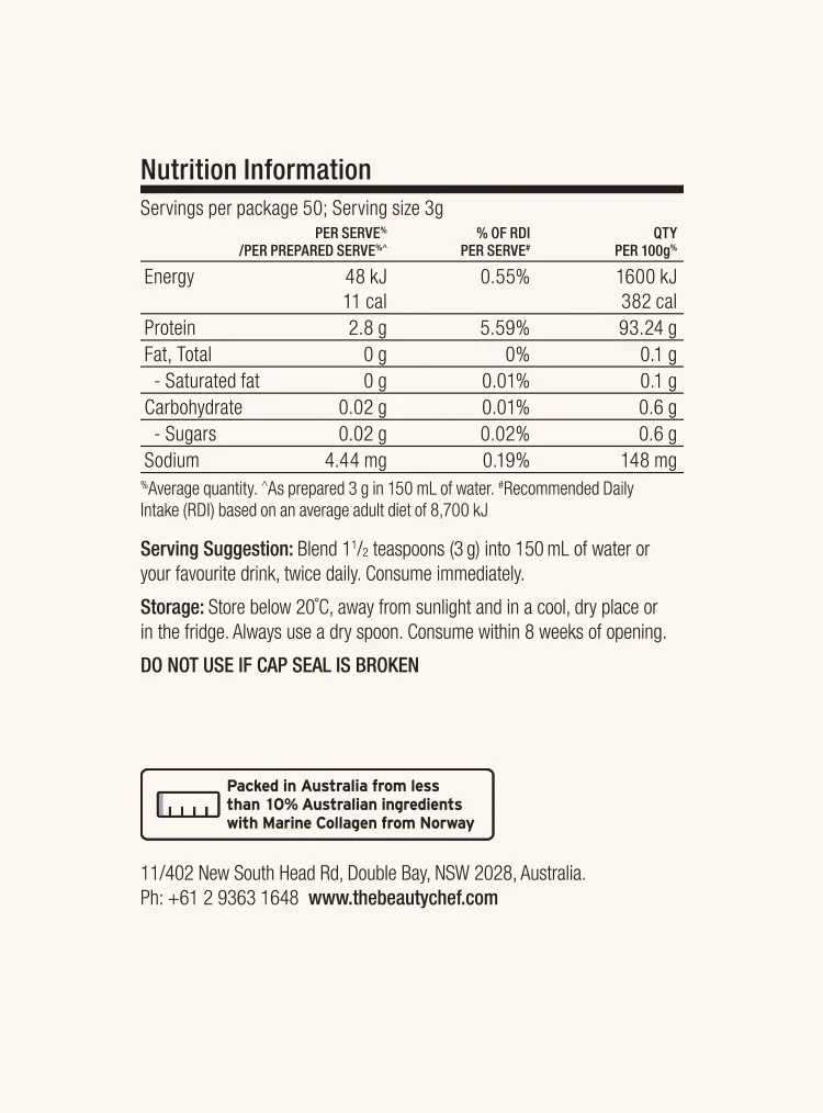 The Beauty Chef Deep Marine Collagen™ Berry 150g - Image 2