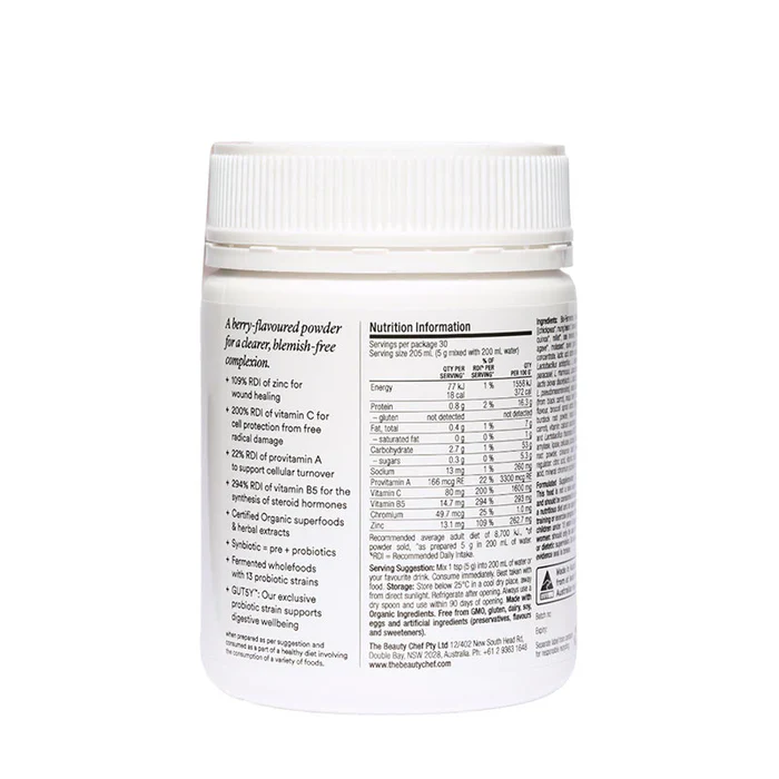 The Beauty Chef Inner Beauty Support Clear Skin 150g - Image 2