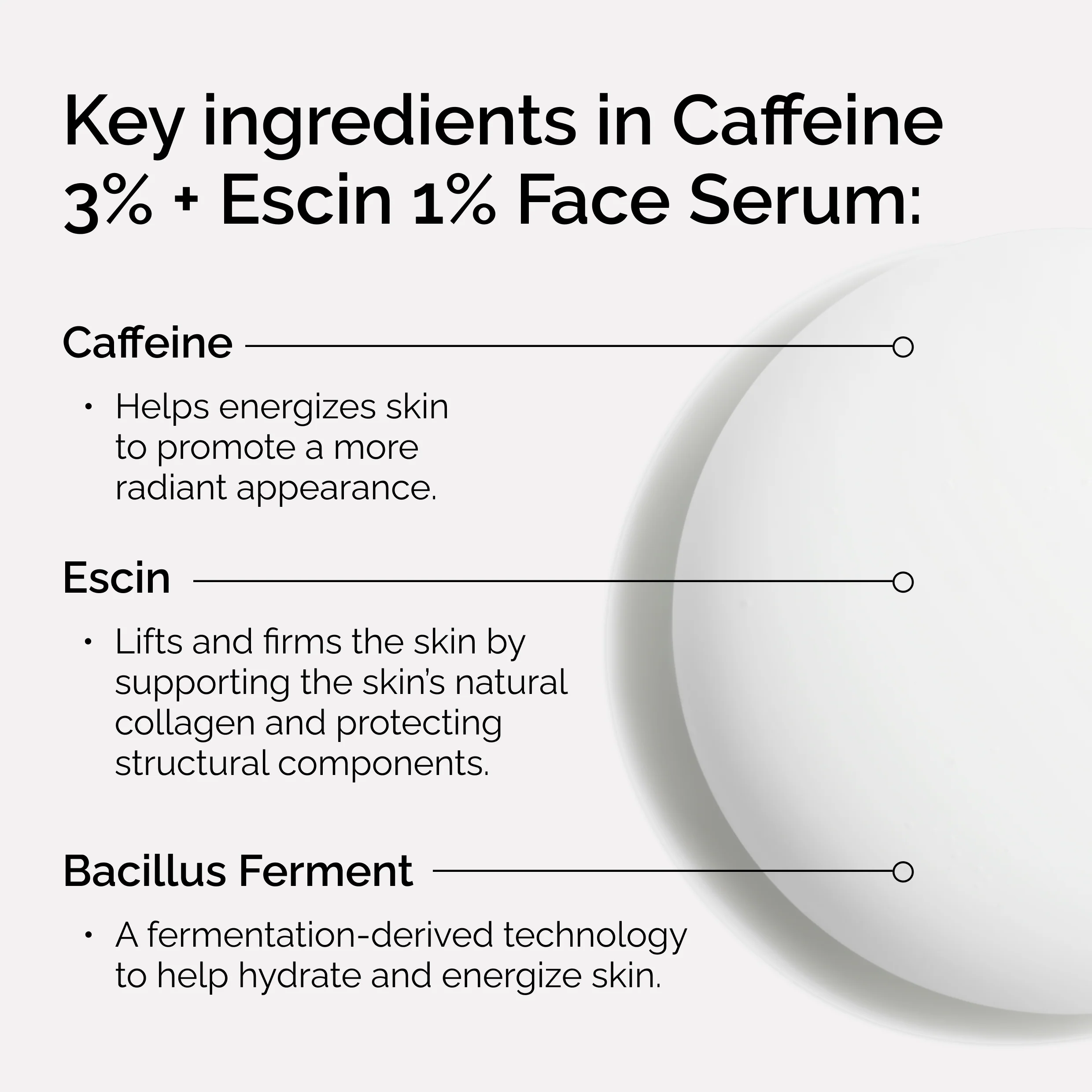 The Ordinary Caffeine 3% + Escin 1% Face Serum 30ml  - Image 6