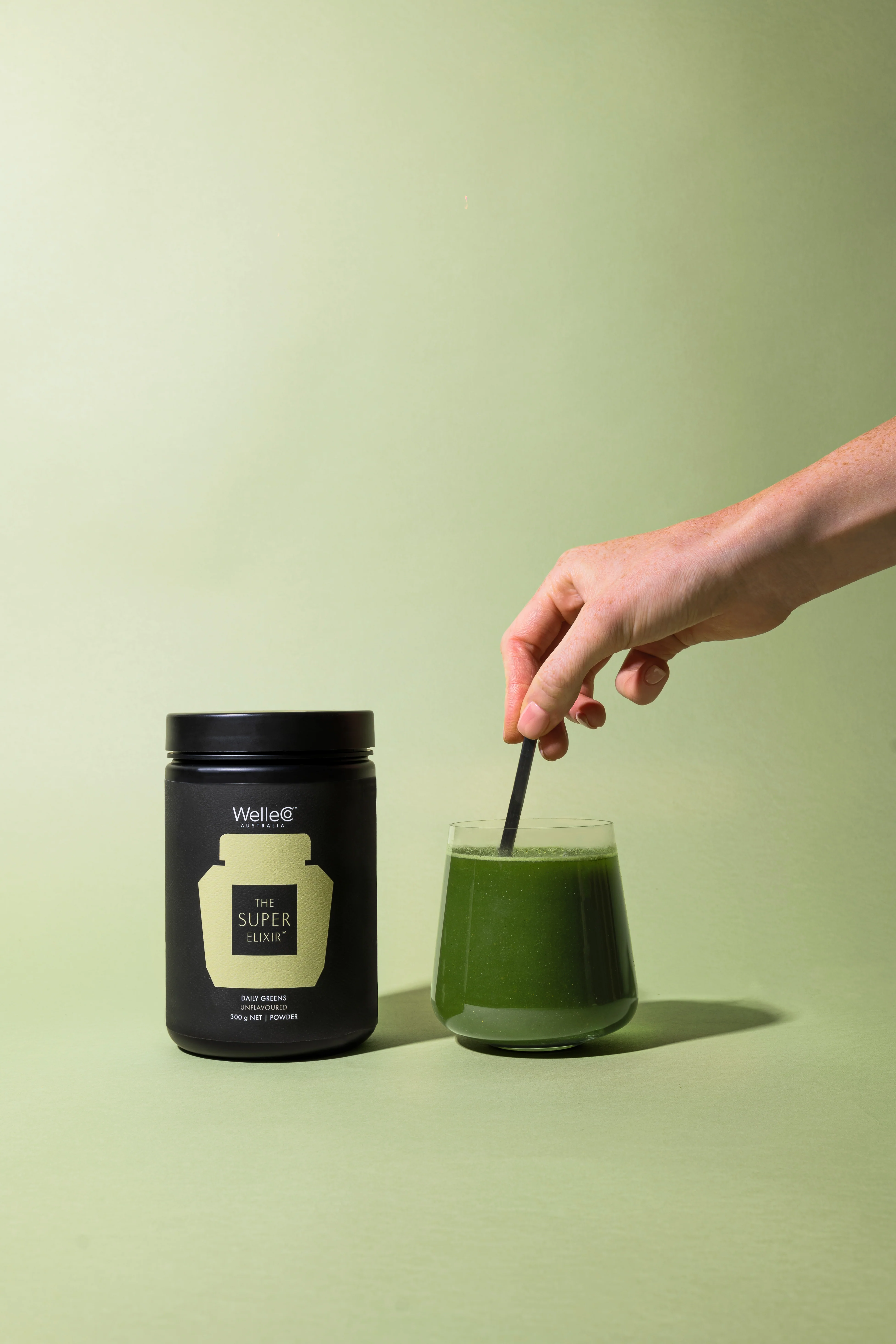 WelleCo The Super Elixir Greens Jar 300g - Image 8