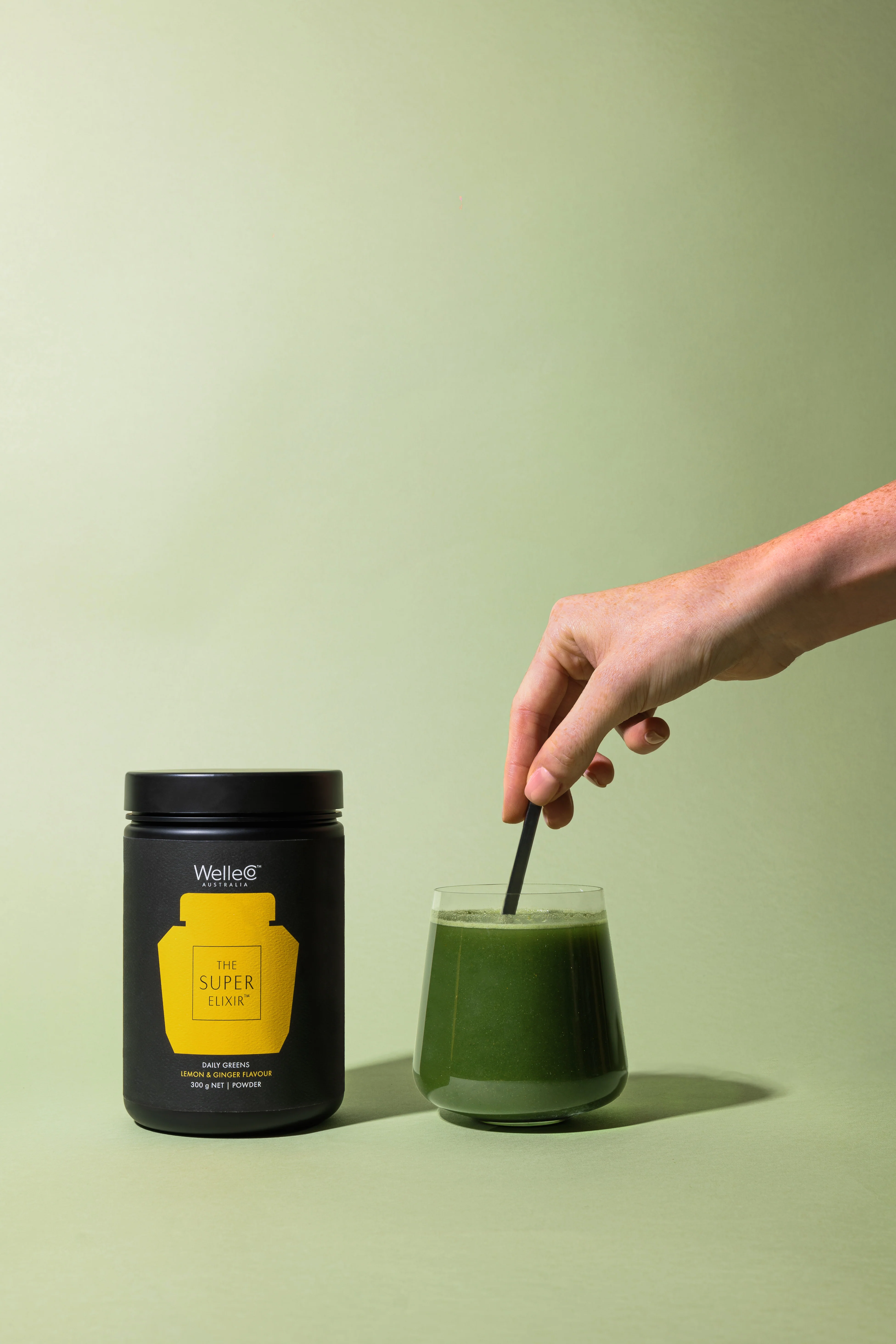 WelleCo The Super Elixir Greens Jar 300g - Image 7