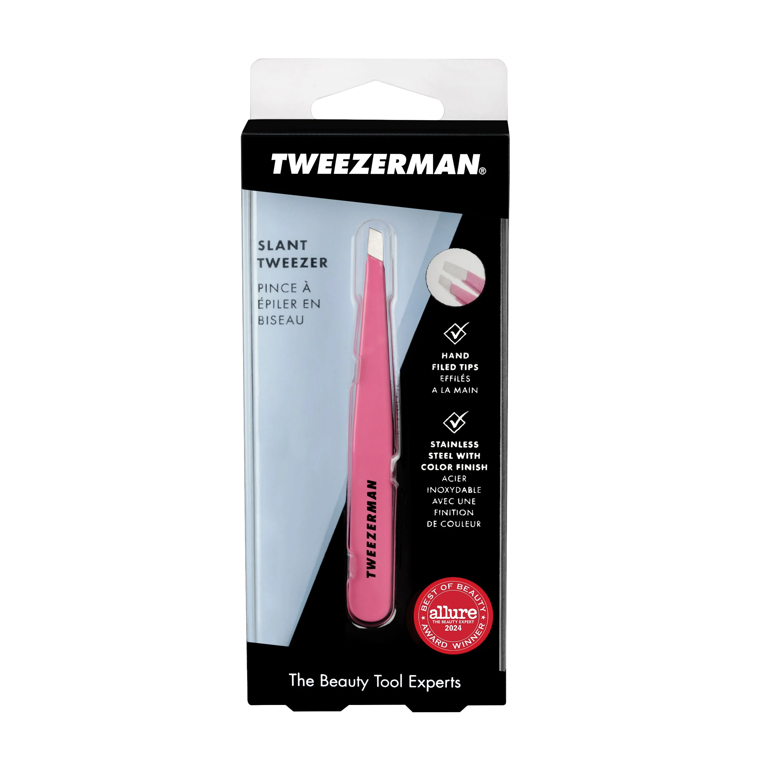 Tweezerman Slant Tweezer Pretty In Pink - Image 4