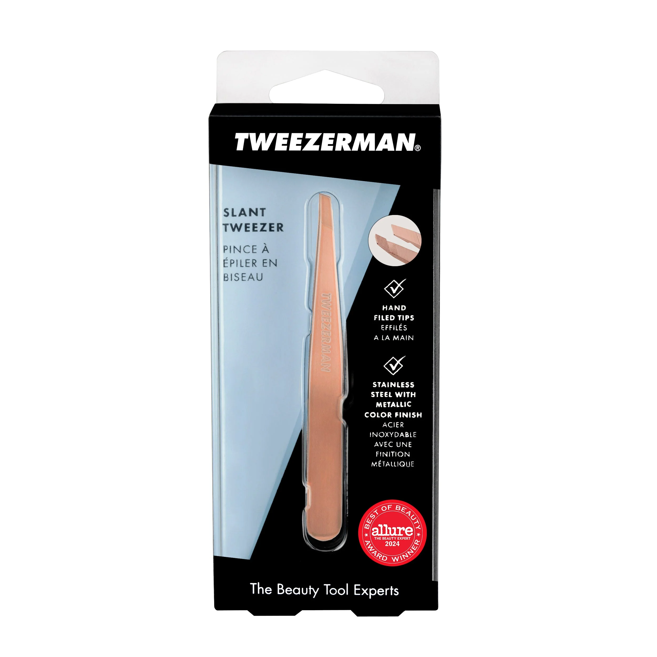 Tweezerman Slant Tweezer Rose Gold - Image 4