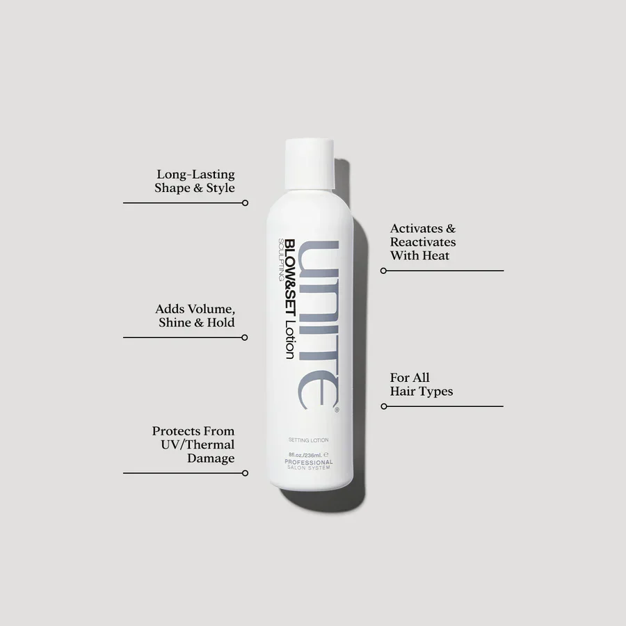 Unite Blow and Set Sculpting Lotion 236ml - Image 2