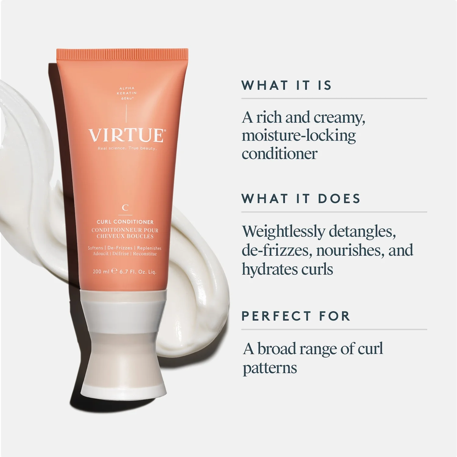 Virtue Curl Conditioner 200ml - Image 12