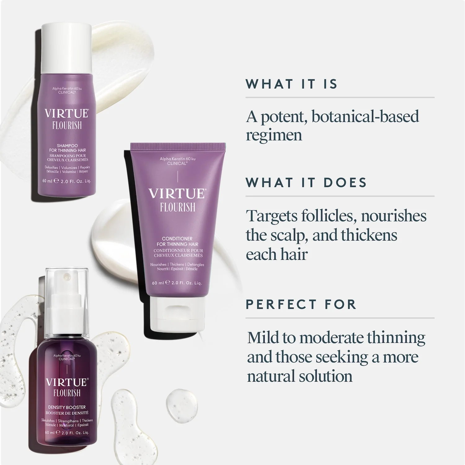 Virtue Flourish Hair Rejuvenation Treatment Kit (Phyto-Follicle Nutrient) - Travel Size (30 day) - Image 12