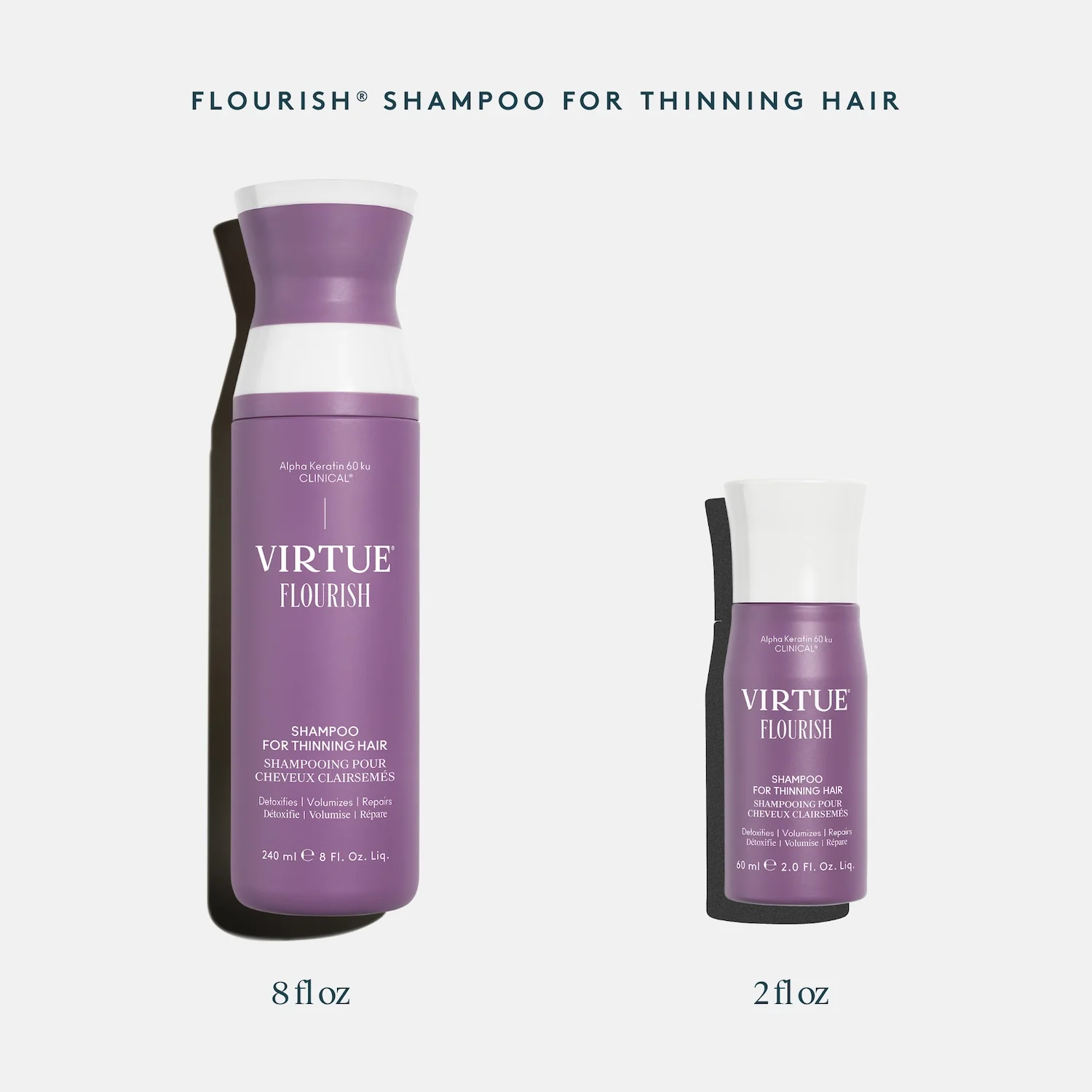 Virtue Flourish Shampoo for Thinning Hair 60ml - Image 13