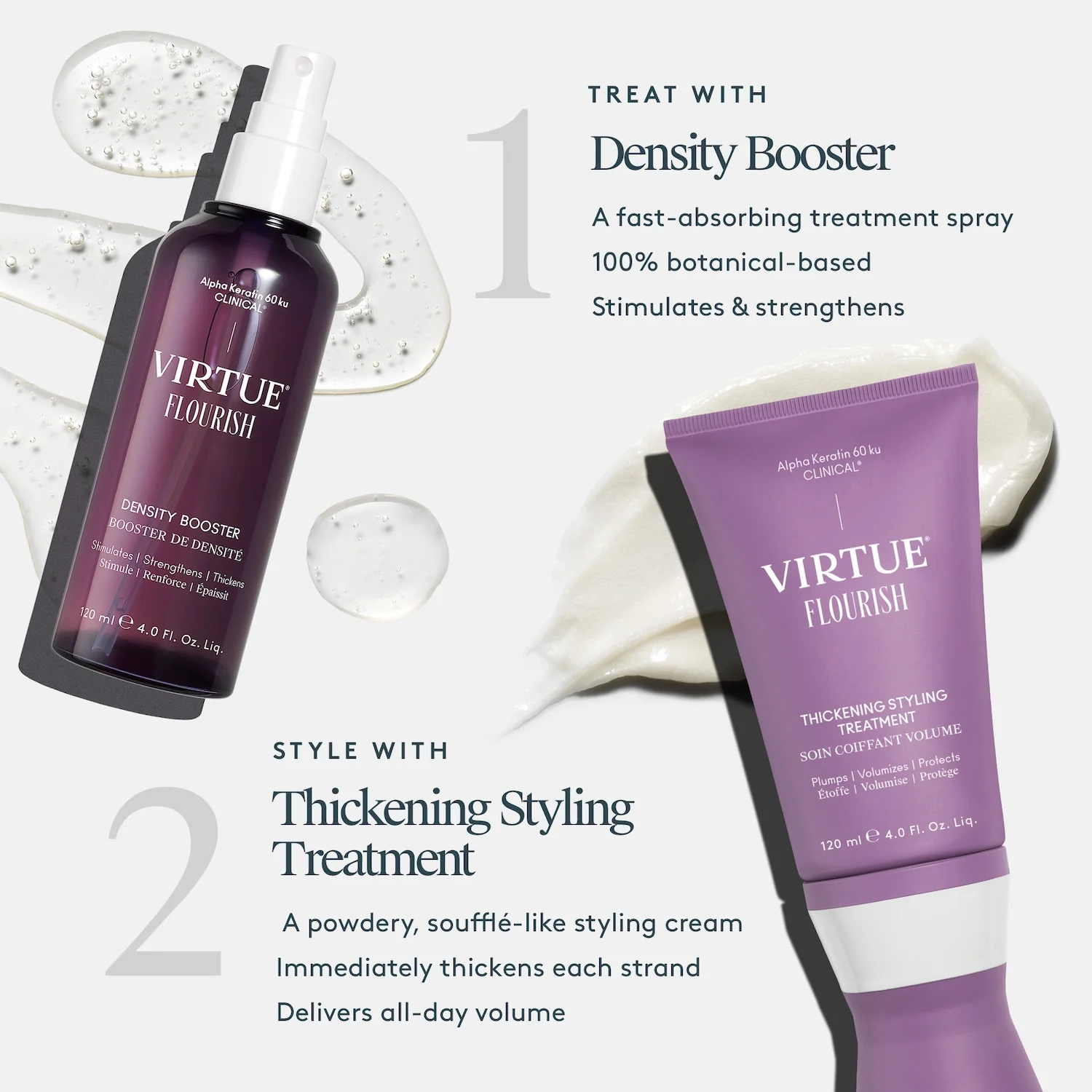 Virtue Flourish Thickening Styling Treatment 120ml - Image 9
