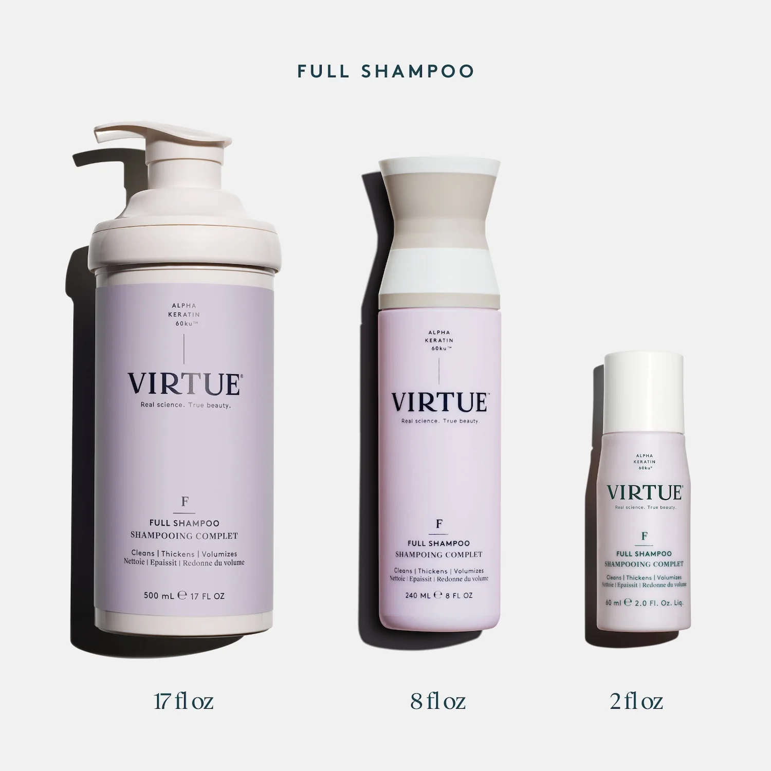 Virtue Full Shampoo 60ml - Image 11