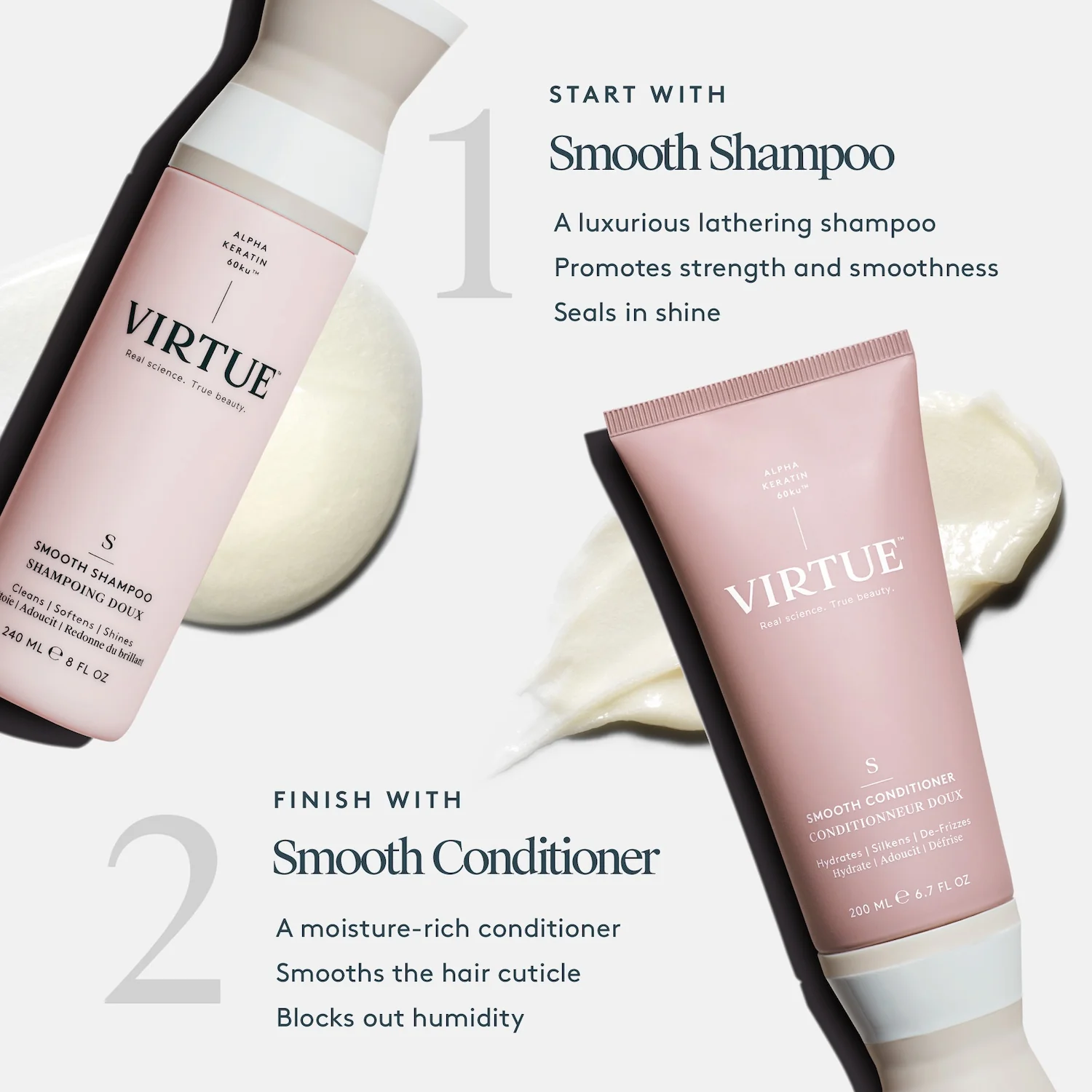Virtue Smooth Shampoo 240ml - Image 8