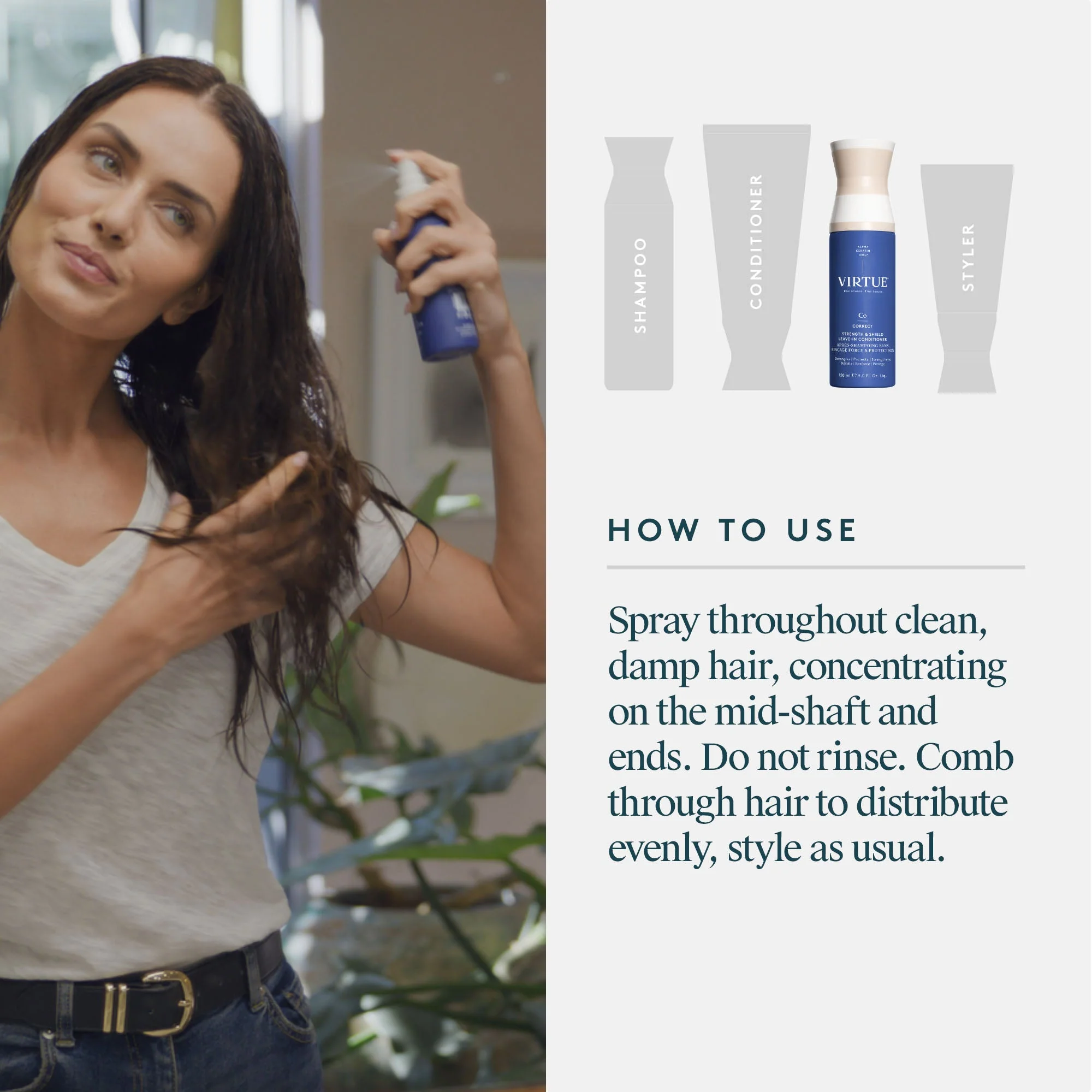 Virtue Strength & Shield Leave in Conditioner 150ml - Image 4