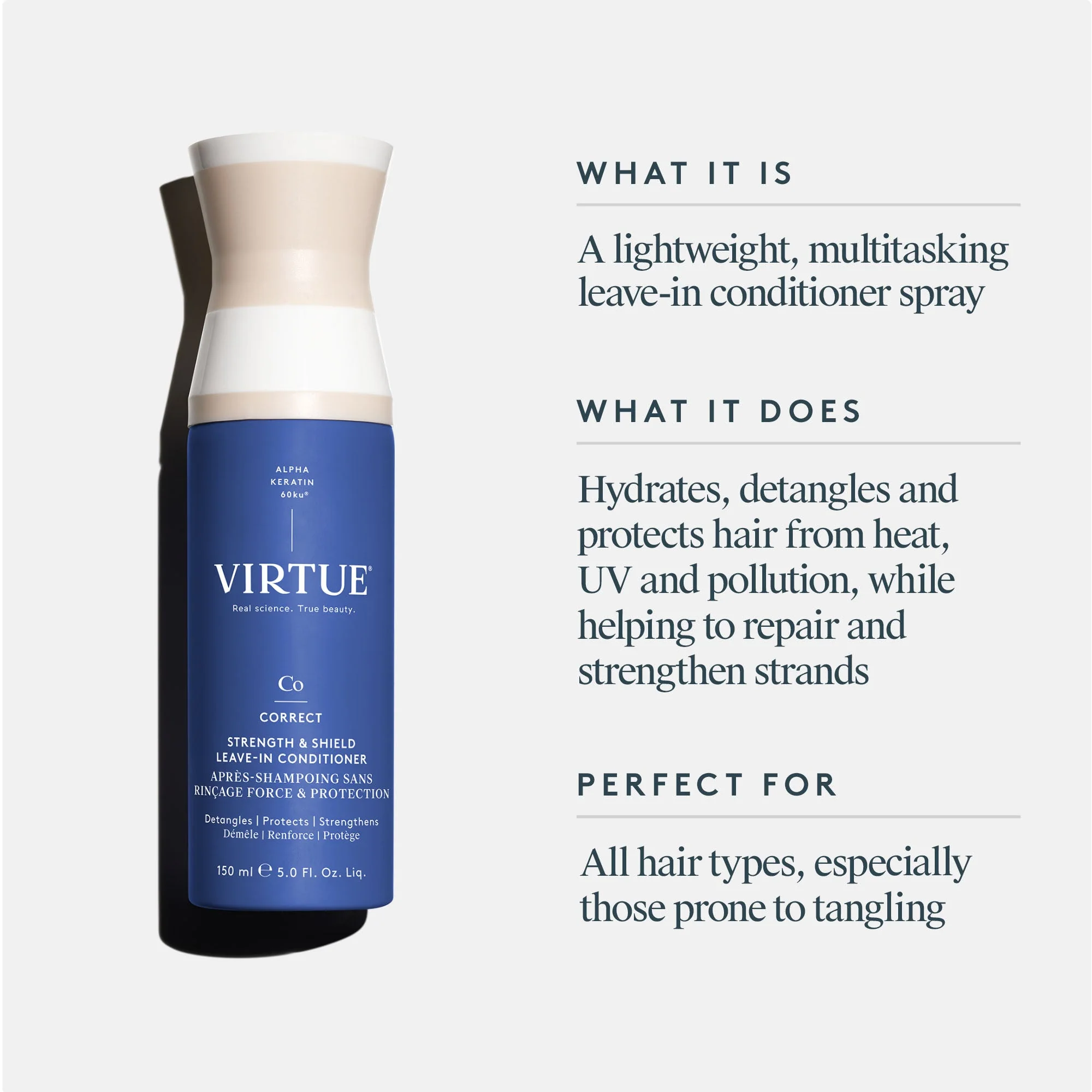 Virtue Strength & Shield Leave in Conditioner 150ml - Image 5