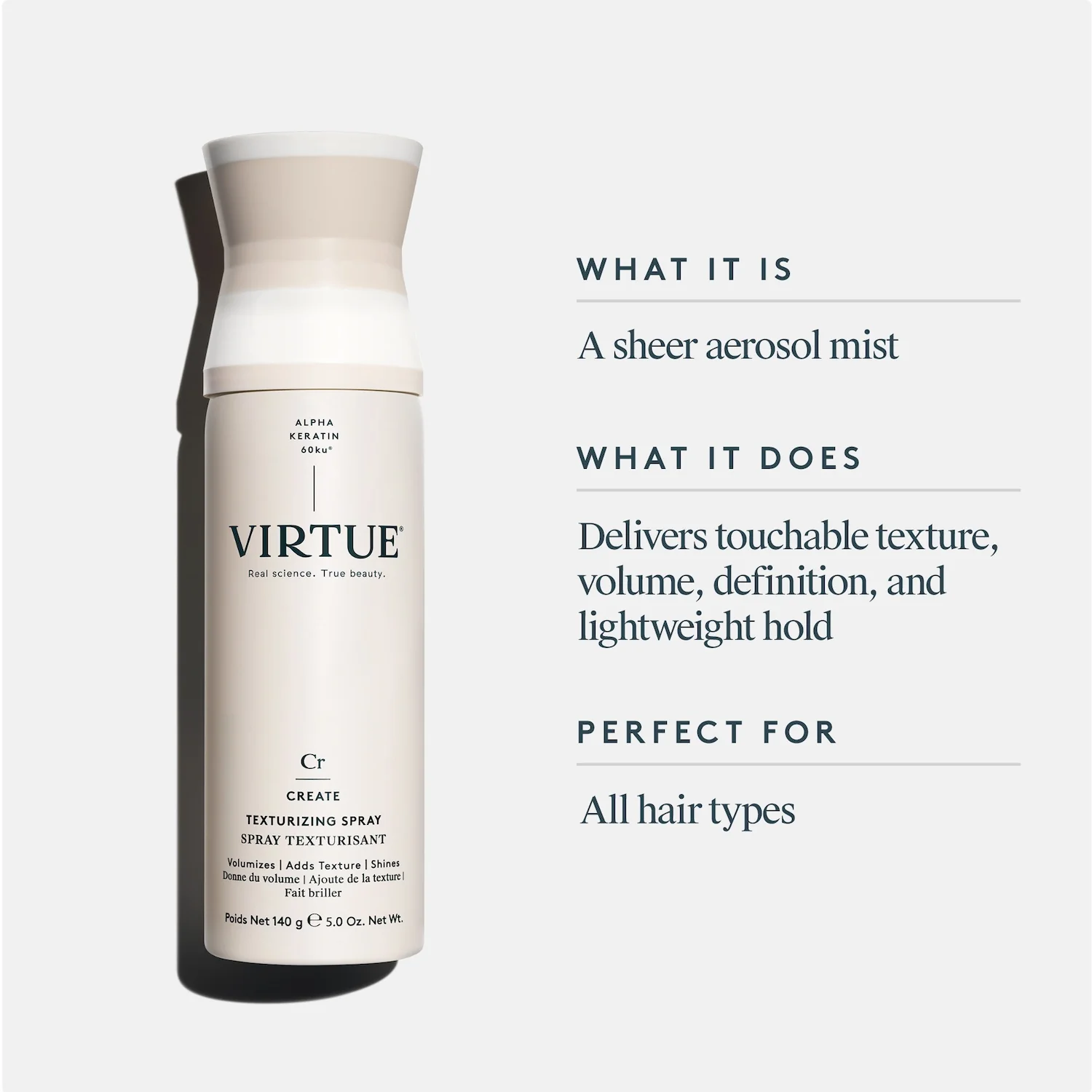 Virtue Create Texturizing Spray 140g - Image 11