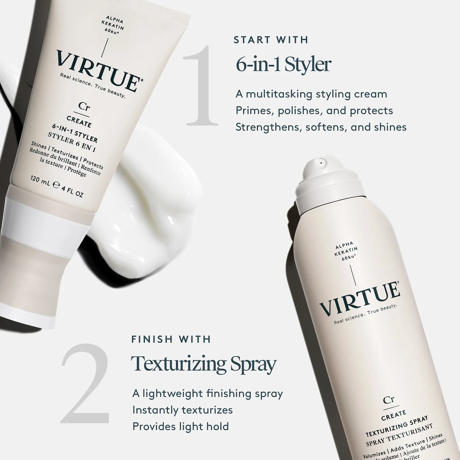 Virtue Create Texturizing Spray 140g - Image 2