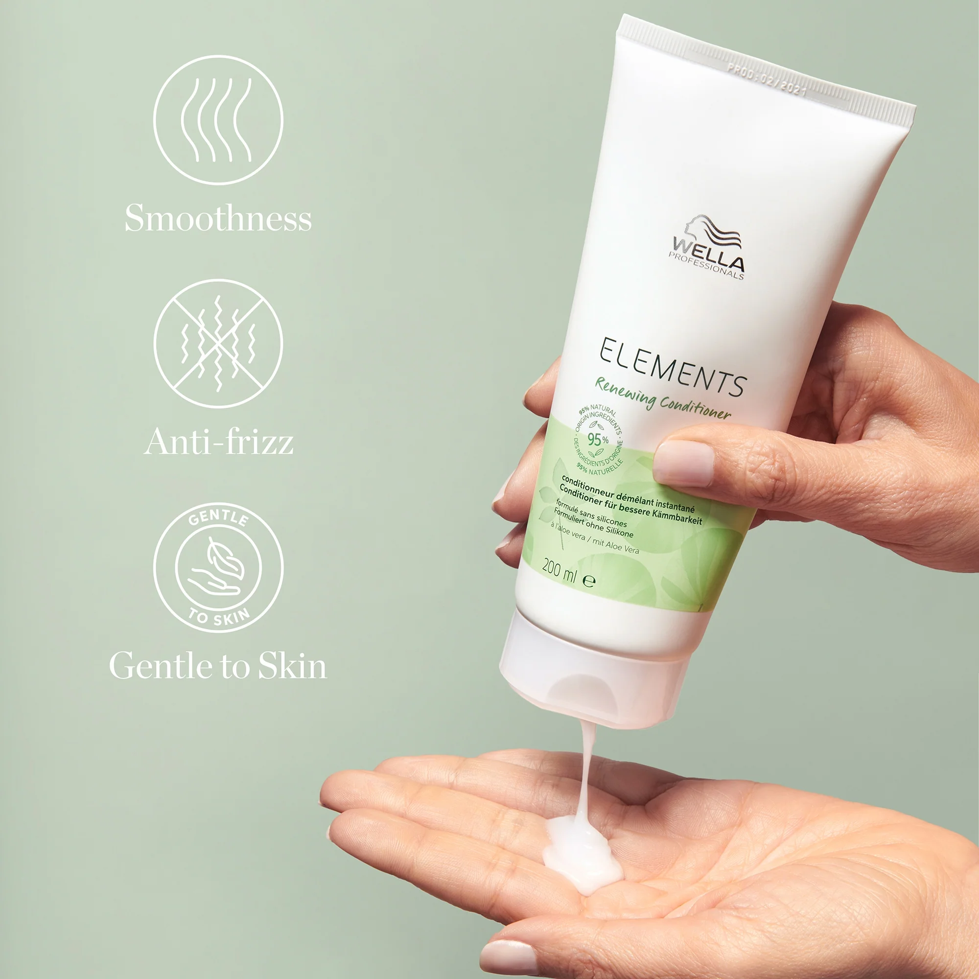 Wella Professionals Care Elements Renewing Conditioner 200ml - Image 3